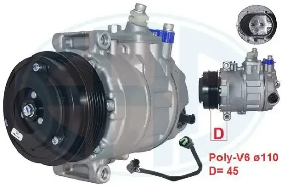 Kompressor, Klimaanlage ERA 670062 Bild Kompressor, Klimaanlage ERA 670062