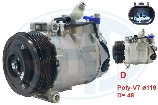 Kompressor, Klimaanlage 12 V ERA 670063