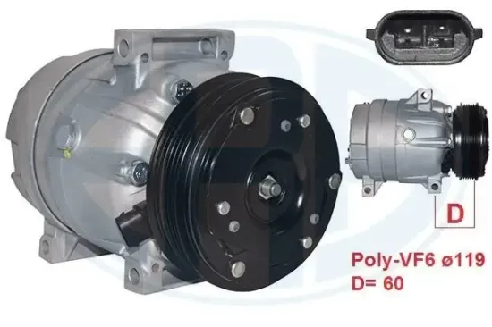 Kompressor, Klimaanlage ERA 670076 Bild Kompressor, Klimaanlage ERA 670076