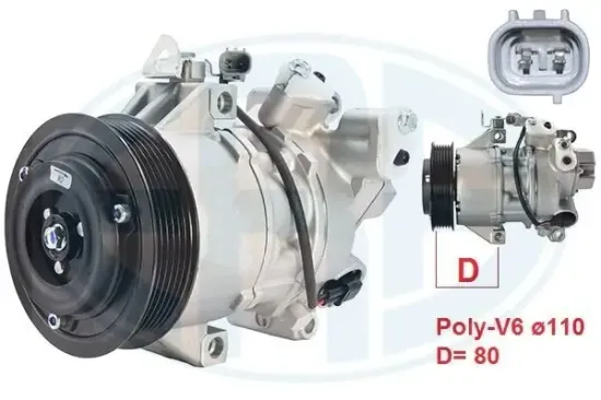 Kompressor, Klimaanlage ERA 670083 Bild Kompressor, Klimaanlage ERA 670083