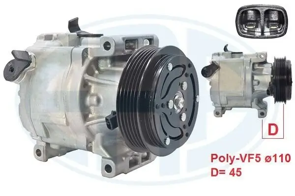 Kompressor, Klimaanlage ERA 670094