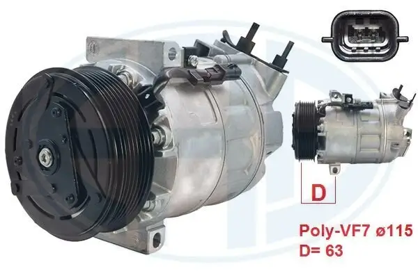 Kompressor, Klimaanlage ERA 670111