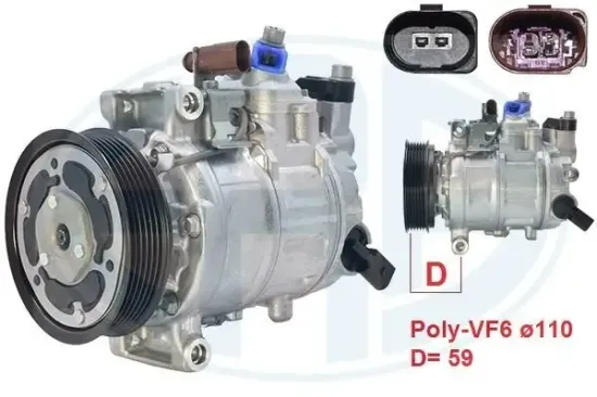 Kompressor, Klimaanlage ERA 670121 Bild Kompressor, Klimaanlage ERA 670121