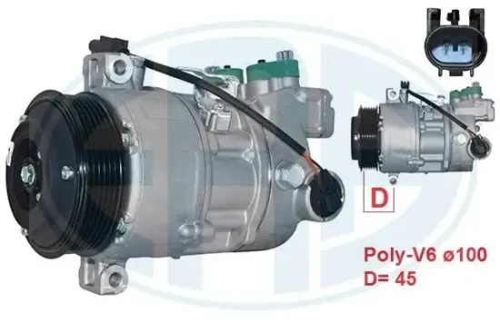 Kompressor, Klimaanlage ERA 670125 Bild Kompressor, Klimaanlage ERA 670125