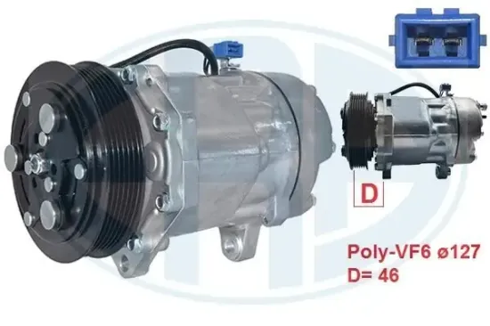 Kompressor, Klimaanlage ERA 670130 Bild Kompressor, Klimaanlage ERA 670130