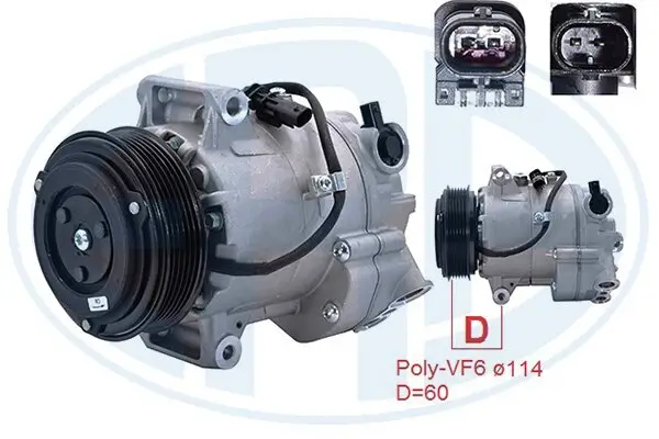Kompressor, Klimaanlage ERA 670158