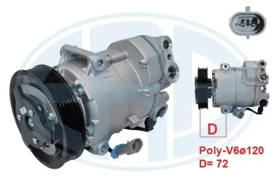 Kompressor, Klimaanlage ERA 670160 Bild Kompressor, Klimaanlage ERA 670160