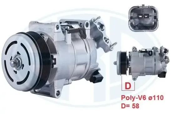 Kompressor, Klimaanlage ERA 670167 Bild Kompressor, Klimaanlage ERA 670167