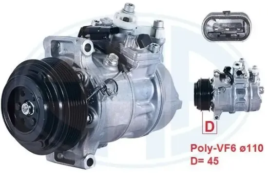 Kompressor, Klimaanlage ERA 670168 Bild Kompressor, Klimaanlage ERA 670168