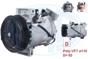 Kompressor, Klimaanlage 12 V ERA 670174