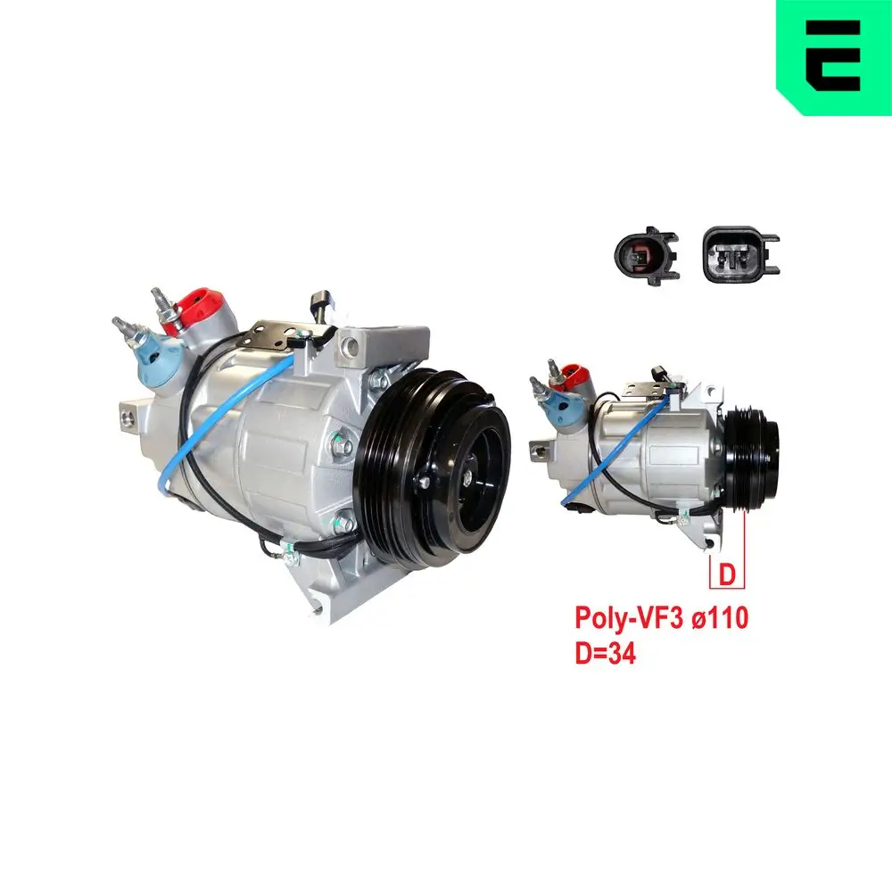Kompressor, Klimaanlage 12 V ERA 670338