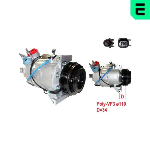 Kompressor, Klimaanlage 12 V ERA 670338 Bild Kompressor, Klimaanlage 12 V ERA 670338