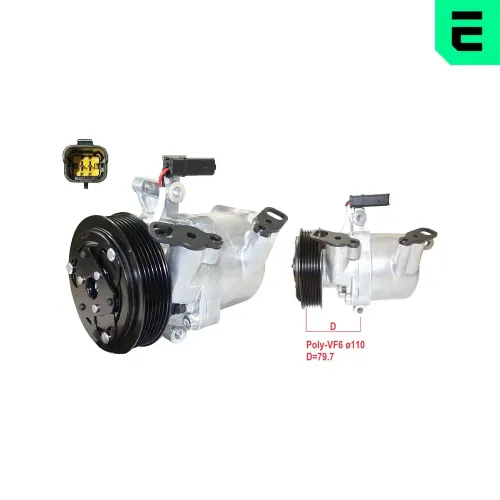 Kompressor, Klimaanlage 12 V ERA 670342 Bild Kompressor, Klimaanlage 12 V ERA 670342