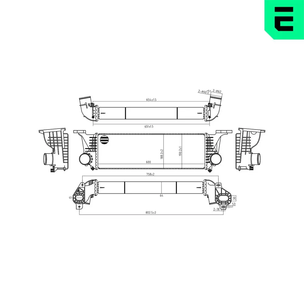 Ladeluftkühler ERA 672019