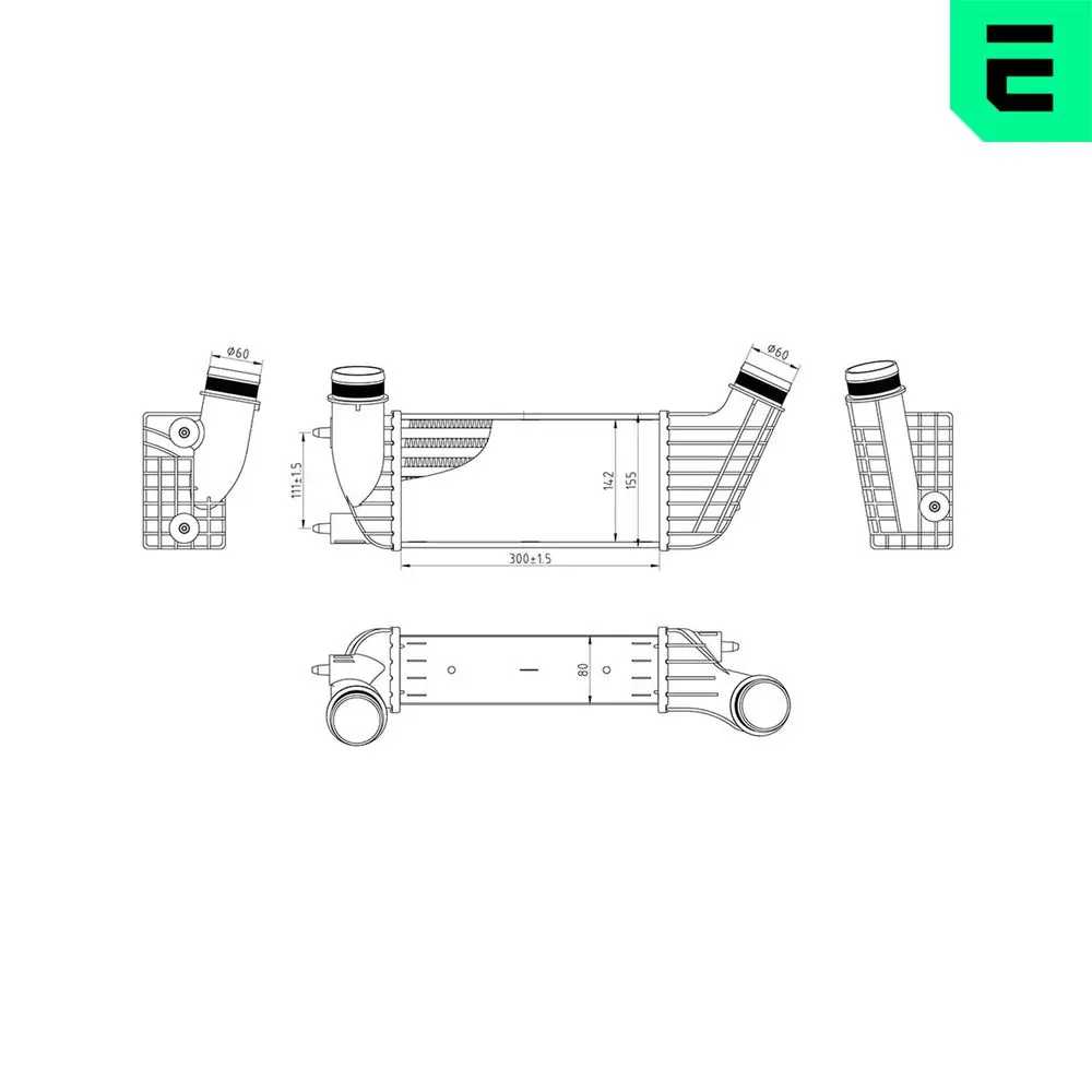 Ladeluftkühler ERA 672021