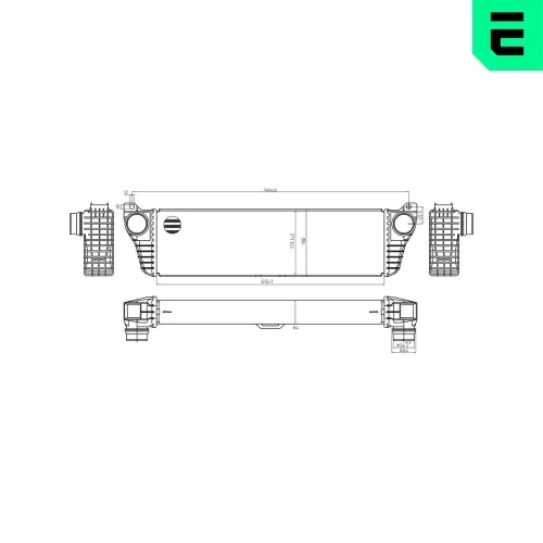 Ladeluftkühler ERA 672051 Bild Ladeluftkühler ERA 672051