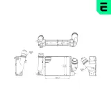 Ladeluftkühler ERA 672125