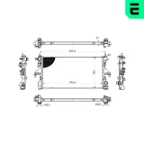 Kühler, Motorkühlung ERA 673005