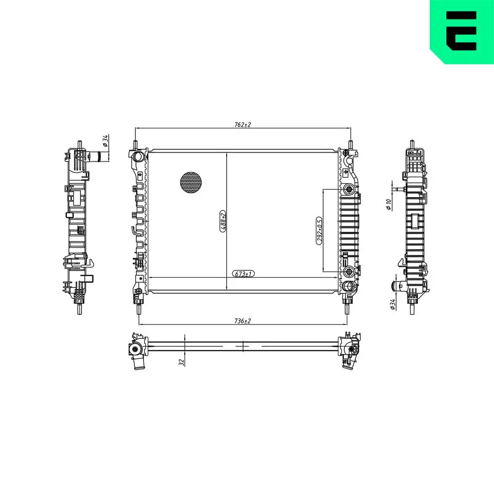 Kühler, Motorkühlung ERA 673027