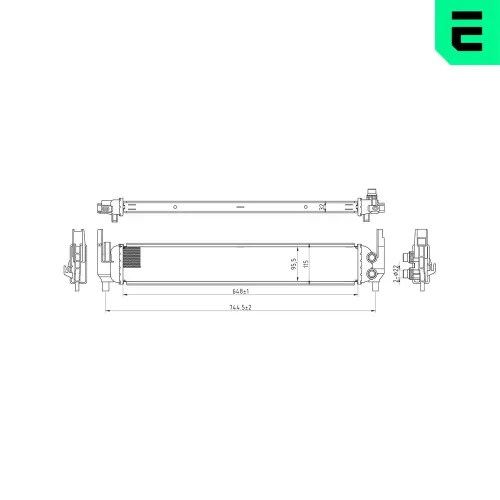 Kühler, Motorkühlung ERA 673030 Bild Kühler, Motorkühlung ERA 673030