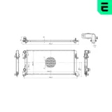 Kühler, Motorkühlung ERA 673036