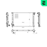 Kühler, Motorkühlung ERA 673038