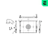 Kühler, Motorkühlung ERA 673047