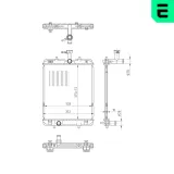 Kühler, Motorkühlung ERA 673048