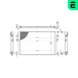 Kühler, Motorkühlung ERA 673049