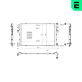 Kühler, Motorkühlung ERA 673050