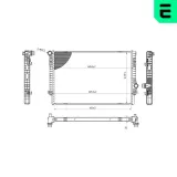 Kühler, Motorkühlung ERA 673062