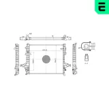 Kühler, Motorkühlung ERA 673069