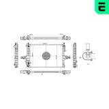 Kühler, Motorkühlung ERA 673078