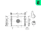Kühler, Motorkühlung ERA 673090