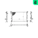 Kühler, Motorkühlung ERA 673091