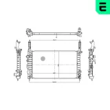 Kühler, Motorkühlung ERA 673095