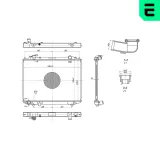 Kühler, Motorkühlung ERA 673099