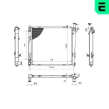 Kühler, Motorkühlung ERA 673121