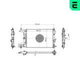 Kühler, Motorkühlung ERA 673128