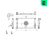 Kühler, Motorkühlung ERA 673130