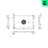 Kühler, Motorkühlung ERA 673137