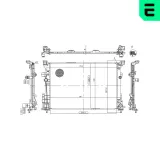 Kühler, Motorkühlung ERA 673187