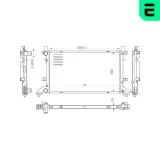 Kühler, Motorkühlung ERA 673216