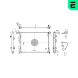 Kühler, Motorkühlung ERA 673223