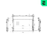 Kühler, Motorkühlung ERA 673227