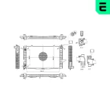 Kühler, Motorkühlung ERA 673232