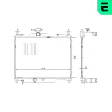 Kühler, Motorkühlung ERA 673234
