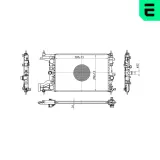 Kühler, Motorkühlung ERA 673238