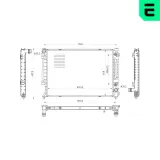 Kühler, Motorkühlung ERA 673249