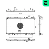 Kühler, Motorkühlung ERA 673312